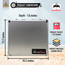 Load image into Gallery viewer, Silver Metal Storage Case For Sports And Gaming Cards