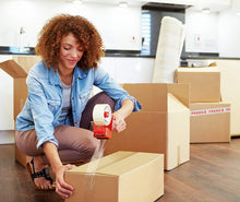 Load image into Gallery viewer, Scotch #3850-542STMP Heavy Duty Shipping Packaging Tape, 1.88 in x 60 yd (48 mm x 54,8 m), 2 Rolls with Heavy Duty Dispenser