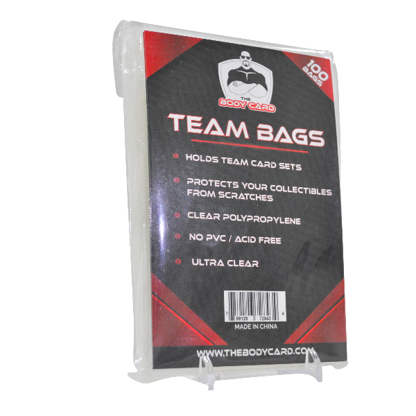 Team Bags - Resealable Card Sleeves - 100 Pack