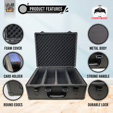 Load image into Gallery viewer, Black Metal Storage Case For Sports And Gaming Cards
