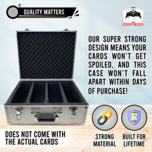 Load image into Gallery viewer, Silver Metal Storage Case For Sports And Gaming Cards
