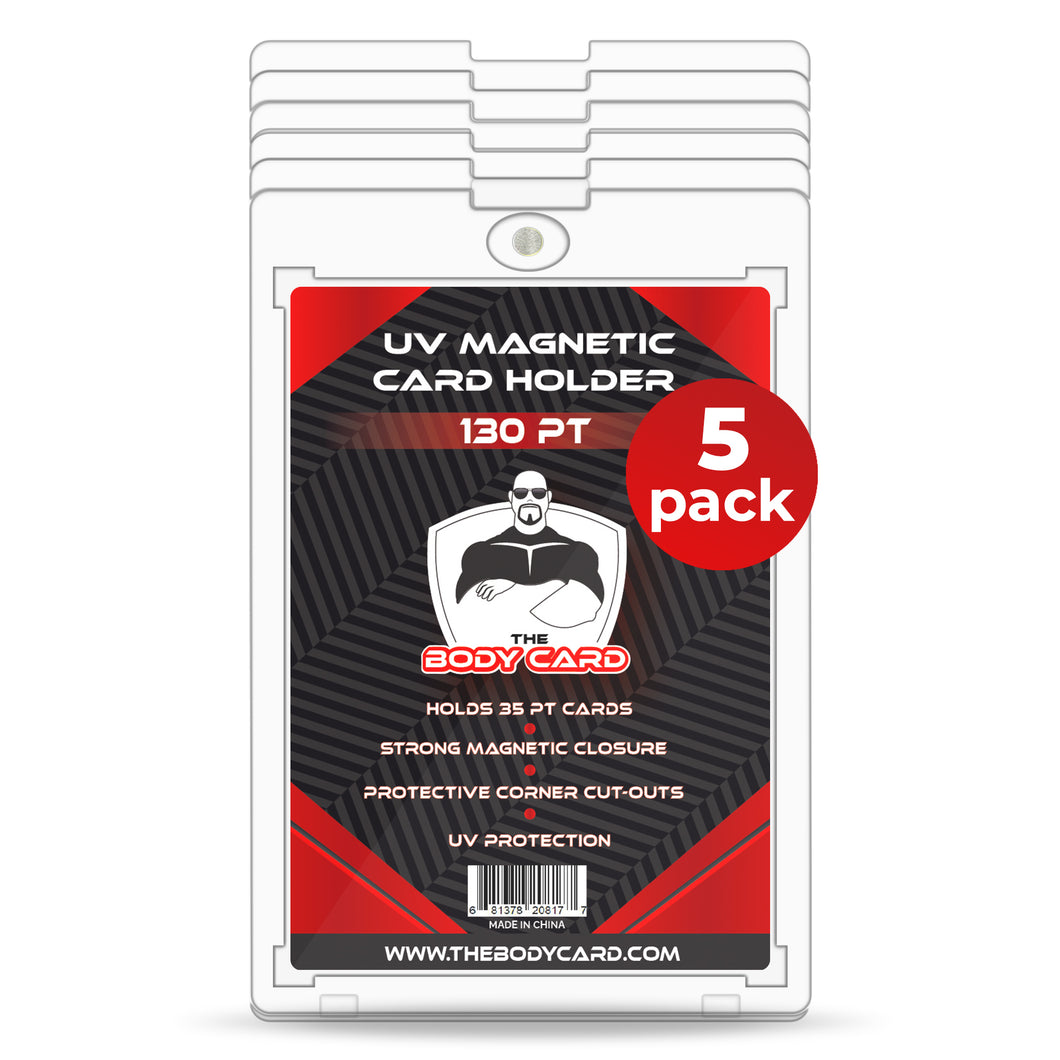 130 pt UV Magnetic Card Holder - 5 Pack