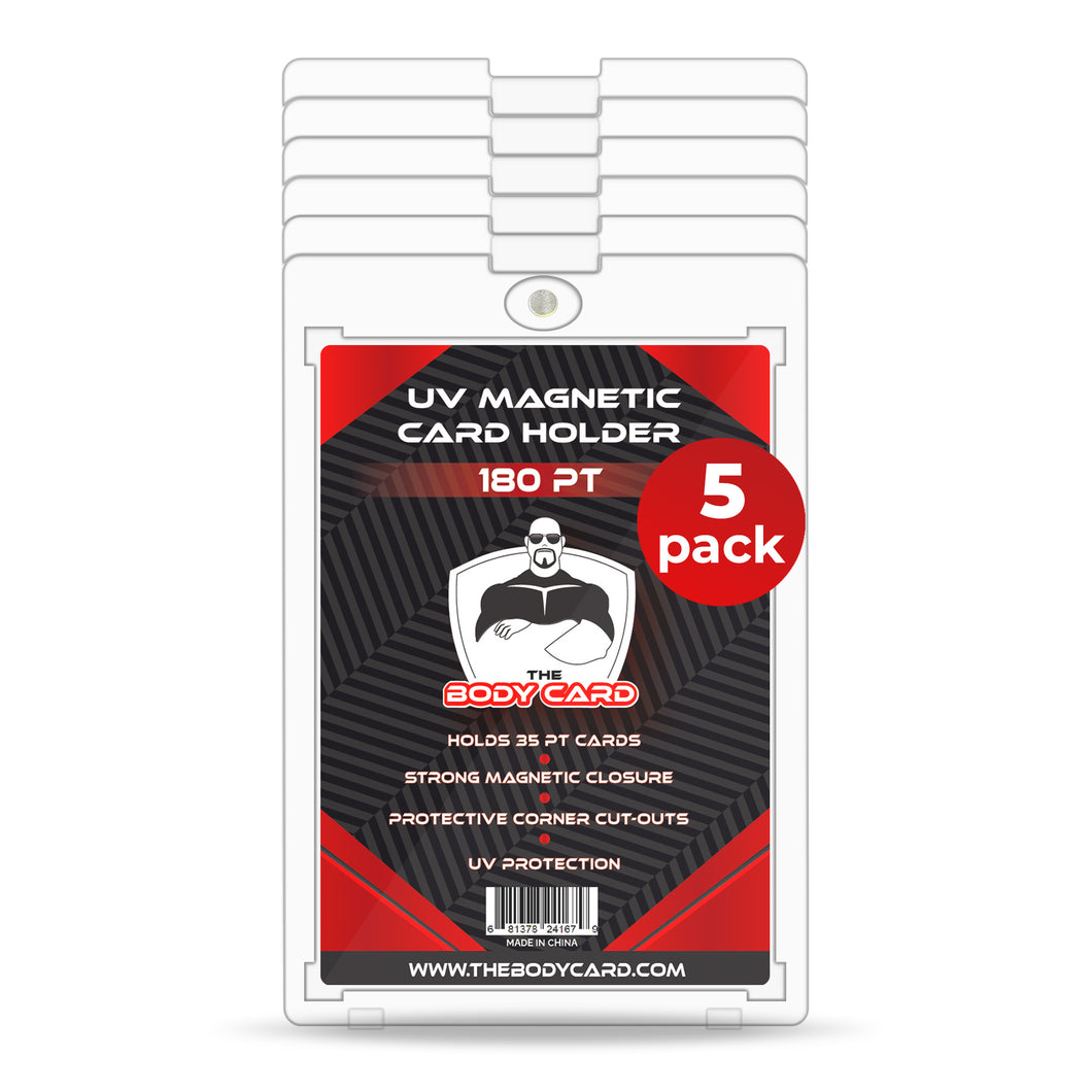 180 pt UV Magnetic Card Holder - 5 Pack