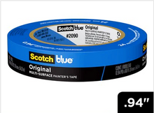 Load image into Gallery viewer, Scotch Blue Original Painter&#39;s Tape  .094&quot;x60 Yards (24mm x 54,8m)
