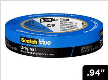 Painters Masking Tape Blue 1 Roll Each 1 2 x 60yd (24mm, 48mm x