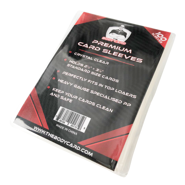 Premium Card Sleeves - 100 Pack - Fits 2 1/2 x 3 1/2 Size Cards