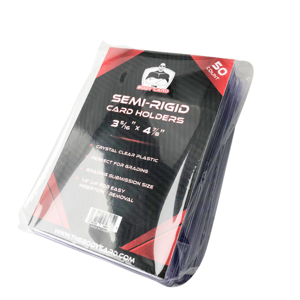 Semi Rigid Card Holders - 50 Pack